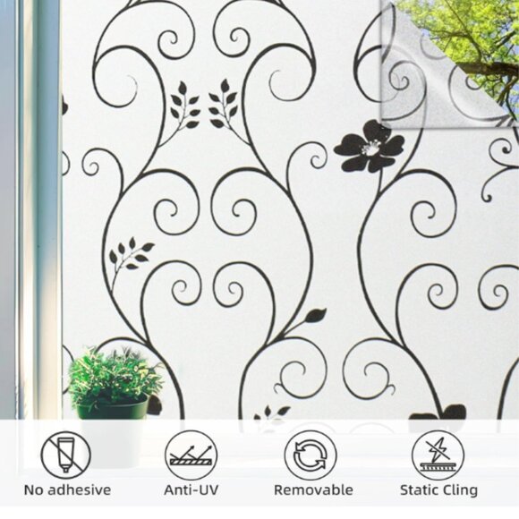 DUOFIRE Window Film for Privacy and UV Protection - Picture 2 of 5